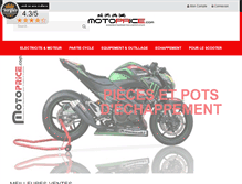 Tablet Screenshot of motoprice.com